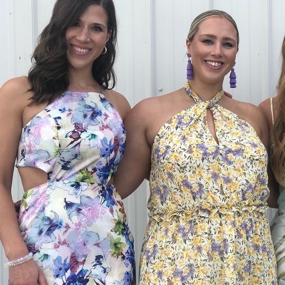 WORN ONCE - J.O.A. LOS ANGELES Floral Dress - Picture 3 of 13